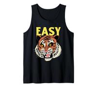 Easy Tiger (Relájate Dichos y Gráfico Tigre) Camiseta sin Mangas
