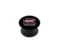 Easy Tiger Retro Vintage Estética Cool Diseño Gráfico PopSockets PopGrip Adhesivo