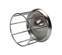 Easy to Clean Stainless Steel Water & Food Tray, Rust-Proof Reptile Feeder for Bearded Dragons, Tortoises, Lagarros, Turtles, and Chameleons, Stainless Steel