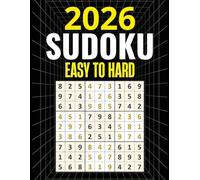 Easy to Hard Sudoku Book for adults: Step-by-Step Sudoku Challenge | Build Confidence and Master Hard Puzzles | Fun & Logic for Every Day