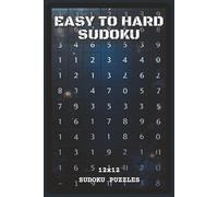 Easy to Hard Sudoku Puzzles: Sudoku Puzzles with Easy to Read about Logic, Focus, and Brain Training | 6x9 inches, 120 pages | 12x12 Grids - Gift for ... Puzzle Lovers (VDS Sudoku Puzzle Collection)