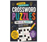 Easy to Medium Crossword Puzzle Book for All Ages: Mind-Stimulating Crossword Challenges for Relaxation, Focus, Entertainment, and Cognitive Exercise
