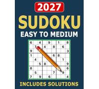 Easy to Medium Sudoku Puzzles for Adults: Logic Puzzles with Verified Difficulty • No Guessing Required • Full Solutions Included • Online Step-by-Step Hints (Sudoku Challenge Series)