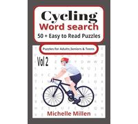 easy to read cycling word search for adults , seniors and teens with answers Vol 2: cycling easy to read large print word search book Vol 2 with ... pages 6x9 inches for adults seniors and teens