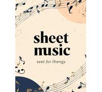 Easy-to-Use Sheet Music Notebook for Writing Classical and Modern Pieces