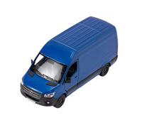 Easy Toys Modelo de Coche Compatible con Mercedes Sprinter. Furgoneta de Juguete a Escala con Puertas Que se abren. Modelado de Coches. (Sprinter Azul)
