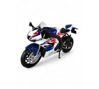 Easy Toys Modelo de moto compatible con Honda CBR 1000 RR - Modelos de moto a escala 1:12 con caballete - Kit de modelo de juguete - Modelismo estático de colección (blanco)