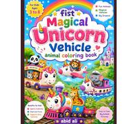 Easy Unicorn Coloring Book for Kids Ages 3-8: Cute Animal Mandala Illustrations, Big Easy Coloring Pages, Creative Fun for Toddlers, Preschoolers & Kids Ages 3-8