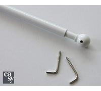 easy Varita Ø8 extensible cm 30-50 aluminio pintado blanco