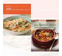 Easy Vegetarian One Pot and 200 Easy Vegetarian Dishes 2 Books Bundle Collection - Hamlyn All Colour Cookbook