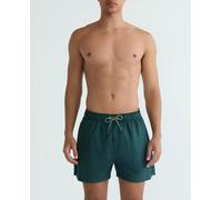 Easy Wear Bañador liso de hombre Quick Dry. Verde Pato XL