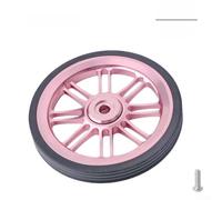 Easy Wheels, aleación CNC de 85 mm, rueda plegable para bicicleta, acabado anodizado resistente al desgaste, diseño ligero de 63 g, bordes lisos para viajes urbanos (rosa)