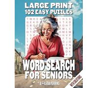 Easy word search for seniors: activate your mind - 102 large print puzzles for adults and seniors with beautiful coloring margins, relaxing and fun word find activity book