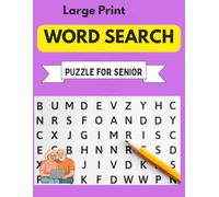 Easy Word Search for Seniors with Dementia: Large Print Relaxing Brain Games Designed to Support Memory, Focus, and Cognitive Activity for Older Adults (Gentle Brain Games for Seniors)