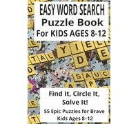 EASY WORD SEARCH PUZZLE BOOK for KIDS ages 8-12: Word searches with Easy to Read print for EASY WORD SEARCH PUZZLE BOOK. 6X9 inches|110 pages| 55 ... Uncover the hidden words... if you dare!