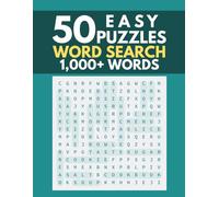 Easy Word Search Puzzles for Adults: 50 Large Print Puzzles to Relax Your Mind | Beginner-Friendly | 2 Puzzles Per Page | Calm & Stress-Free Fun with Solutions