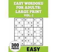 Easy Wordoku for Adults Large Print Vol. 2: 300 Relaxing Puzzles