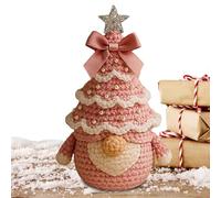 Easy Yarn - Kit de de árbol de Navidad de ganchillo hecho a mano | Kit de ganchillo para principiantes de Navidad, juego de suministros de para aprender a hacer manualidades en casa para