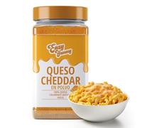 EASY YUMMY - Polvo de Queso Cheddar 300g - Sabor de Queso Instantáneo para Comidas y Snacks - Siempre Listo, Sin Necesidad de Frigorífico - Elaborado en Europa con 100% Queso Real - Colorante Natural
