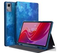 EasyAc Funda para Lenovo Tab M11 TB330 2024, Slim Folio Protectora Tablet Carcasa con Lenovo Tab M11 11 Pulgadas, Múltiples Ángulo de Visión, Estrella Azul