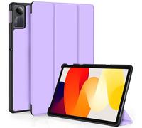 EasyAcc Funda Carcasa Compatible con Xiaomi Redmi Pad SE 11 Pulgadas 2023, Ultra Slim PU Protectora Carcasa con Función de Soporte，Lavanda Violeta
