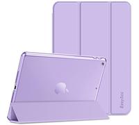 EasyAcc Funda Compatible con iPad 9a Generación 8a / 7a Generación, Case Ultra Slim Carcasa Smart Cover PU Protector con iPad 10.2 2021 2020 2019, Lila