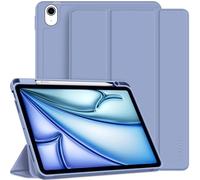 EasyAcc Funda Compatible con iPad Air 11 Pulgadas M3/M2 (2025/2024), iPad Air 5/4 (10,9 Pulgadas, Modelo 2022/2020, 5a/4a Generación), Funda de Piel Ultrafina TPU Soft Case,Azul neblina