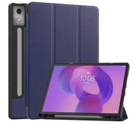 EasyAcc Funda Compatible con Lenovo Idea Tab Pro (2025) 12.7" TB-373FU TB-375FC, Funda Trasera Ultrafina con Portalápices Compatible, Azul Oscuro