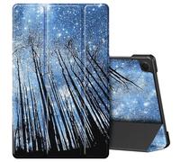 EasyAcc Funda Compatible con Samsung Galaxy Tab A11+ Plus/ A9+ 11 Pulgadas 2025 (SM-X236B/SM-X230)- Ultra Slim PU Protectora Carcasa con Función de Soporte función Atril, árbol Estrella