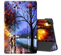 EasyAcc Funda Compatible con Samsung Galaxy Tab A9+/ A9 Plus 11 Pulgadas 2023 SM-X210/ X216/ X218- Ultra Slim PU Protectora Carcasa, Camino Nocturno