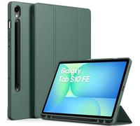 EasyAcc Funda Compatible con Samsung Galaxy Tab S10 Lite / S10 FE 10.9 Pulgadas 2025 / S9 FE 10.9 Pulgadas 2023 / S9 11 Pulgadas 2023, Función de Soporte, Verde Oscuro