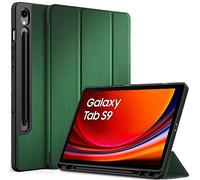 EasyAcc Funda Compatible con Samsung Galaxy Tab S10 Lite / S10 FE 10.9 Pulgadas 2025 / S9 FE 10.9 Pulgadas 2023 / S9 11 Pulgadas 2023, Función de Soporte,Verde Oscuro
