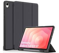 EasyAcc Funda Compatible con Samsung Galaxy Tab S11 2025 11 Pulgadas SM-X730 / SM-X736 mit S Portalápices, Función de Soporte, Gris