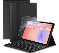 EasyAcc Funda con Teclado Compatible con Samsung Galaxy Tab S9/S9 FE 2023 de 11 Pulgadas con Protector de Pantalla, [francés], Funda extraíble para Teclado con Soporte para lápiz, Negro