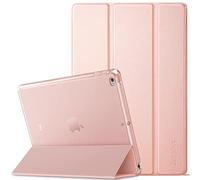 EasyAcc Funda Estuche para iPad Air 2, Smart Estuche Contraportada Mate Translúcido Encendido/Apagado Automático para iPad Air 2 A1566/A1567