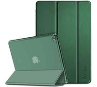 EasyAcc Funda Estuche para iPad Air 2, Smart Estuche Contraportada Mate Translúcido Encendido/Apagado Automático para iPad Air 2 A1566/A1567 (Verde Oscuro)