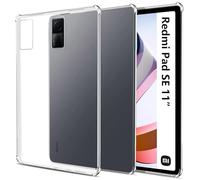 easyBee Funda Compatible con Xiaomi Redmi Pad SE 11 Pulgadas Case, Carcasa Protector Trasera de Suave TPU Silicona Antigolpes Caso, Estuche Tablet HD Clara - Transparente