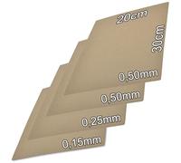 Easyboost 4 Hojas de Papel de Junta 0,15mm, 0,25mm y 2x 0,50mm resistente al desgarro tamaño 30 x 20cm para cilindro Scooter Motocicleta Cortacésped Desbrozadora