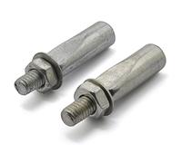 Easyboost Chavetas de Biela Pedal para Bicicleta Bici ciclomotor (Ø9,3 x 40mm)