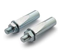 Easyboost Chavetas de Biela Pedal para Bicicleta Bici ciclomotor (Ø9 x 40mm fresado Parcial)