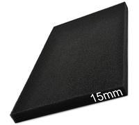 Easyboost Espuma de Filtro de Aire Universal 28x15cm Grosor 15mm de corte para Scooter Moto Quad Cortacésped Desbrozadora Motocultor Motosierra Filtración del Carburador