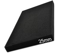 Easyboost Espuma de Filtro de Aire Universal 28x15cm Grosor 25mm de corte para Scooter Moto Quad Cortacésped Desbrozadora Motocultor Motosierra Filtración del Carburador