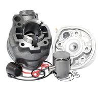 Easyboost Kit Cilindro 50 Hierro para AM6 Culata Piston Bisegmento Tipo Origen Minarelli Todos Modelos MBK Xlimit Xpower Yamaha TZR DT Aprilia RS XP6-XR6-XPS Beta Rieju MRX RR RS