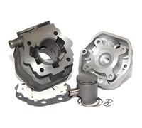 Easyboost Kit Cilindro 50 Hierro para Derbi Euro 2 Antes de 2004 Culata Piston Bisegmento Tipo Origen Todos Los Modelos EBE050 EBS050 DRD Senda SM Bultaco Gilera