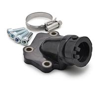 Easyboost Tubo de Admisión Tipo Original 12-21mm para MBK Nitro Aerox Mach-G Jog-R Ovetto Neo's Motor Minarelli horizontal para Carburador 12-14-16-17.5-19-21mm
