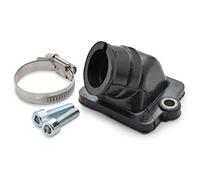 Easyboost Tubo de Admisión Tipo Original 12-21mm para Piaggio AC-LC Typhoon Zip NRG para Carburador 12-14-16-17.5-19-21mm