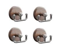 EasyBuyCat 4 Piezas Ganchos Ventosa,Fáciles de Instalar, Succión Potente, Ultra Fuerte Sin Agujeros Colgador, Impermeable Reutilizable Percha Ventosa 5kg para Toallas Cocina Pared Puerta Ropa