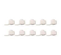 EasyByMall 10 bloques de terminales de barra colectora para caja de distribución de disyuntores, conector de cable de 63 A 25 mm², enlace de panel eléctrico organizado