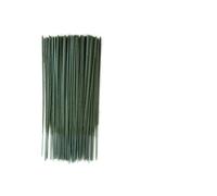 EasyByMall 100 tallos florales de plástico, varillas de flores artificiales para manualidades, alambre flexible para ramos, coronas, bodas, decoración del hogar