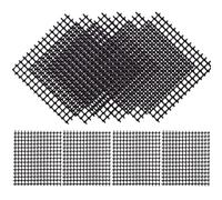 EasyByMall 50 almohadillas de malla para macetas, 45 x 1,5 mm, parte inferior redonda, para drenaje de bonsái, protección del suelo, red de fibra de vidrio transpirable